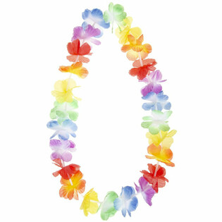 Hawaii-krans - Marglitur (12 stk.)
