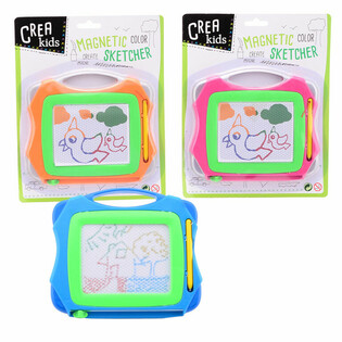 CREA KIDS - Segulmagna&eth; lita teiknibor&eth; (12 stk.)
