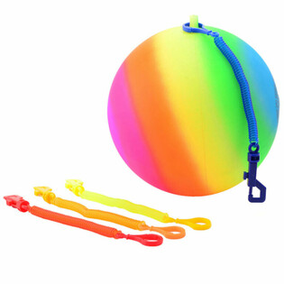 REGNBOGABOLTI ME&ETH; SN&Uacute;RU / BUNGEEBOLTI &Oslash;23 Cm (36 stk)