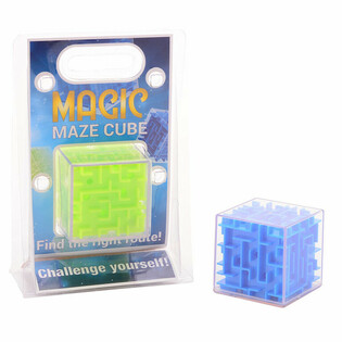 XXL Magic Maze Cube - V&ouml;lundarh&uacute;s teningur &aacute; spjaldi (6 stykki)