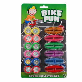 BIKE FUN - 18-Hluta Teinaendurvarpssett fyrir Rei&eth;hj&oacute;l &aacute; Spjaldi (1 stk.)
