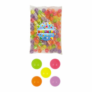 Glow in the Dark Skoppboltar Ø3.3cm (100 stk)