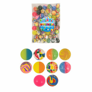 Mix St&oacute;rir Skoppboltar &Oslash;4,3CM (50 stk.)