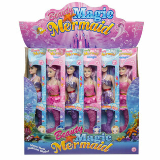 T&ouml;frasj&aacute;varmey Mermaid D&uacute;kka &iacute; S&yacute;ningarkassa (12 stk.)