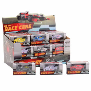 Blanda&eth;ir F1 Racerb&iacute;lar - Kvar&eth;i 1:72 - &Iacute; S&yacute;ningarkassa (36 stk.)