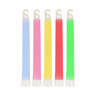 GL&Oacute;STAFIR GLOW STICK - 15CM ME&ETH; BANDI - LITABL&Ouml;NDUNGUR (25 stk.)