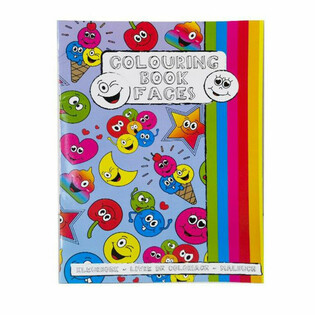 A4 Smiley Litab&oacute;k me&eth; L&iacute;mmi&eth;um (12 stykki)