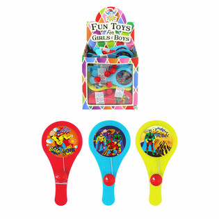 Ofurhetju Paddle Bat Leikur - Display (96 stykki)