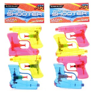 Aqua Fun Vatnsbyssu Sett - 4 Stykk, 11 cm