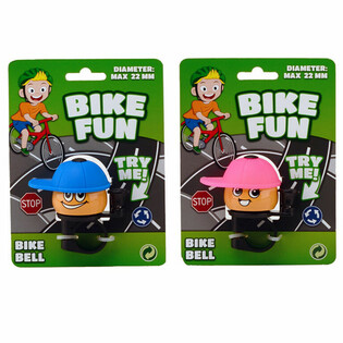 BIKE FUN Rei&eth;hj&oacute;labjalla fyrir B&ouml;rn &aacute; Spjaldi (24 stk.)