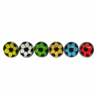 Skoppboltar F&oacute;tbolti Mix - &Oslash; 3,2 cm (50 stk.)