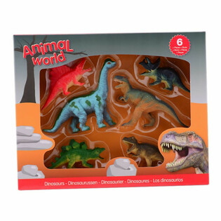 ANIMAL WORLD - Risae&eth;lu Leikfangasett (6 F&iacute;g&uacute;rur)