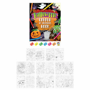 Litab&oacute;k Lita eftir t&ouml;lum - Halloween (48 stk.)