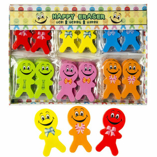Gla&eth;leg Smiley strokle&eth;ur 2-hluta (36 sett)