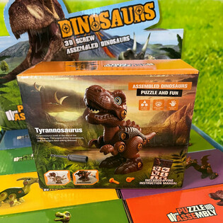 3D Risae&eth;lu Byggingarsett &iacute; Gjafakassa - S&yacute;ningarkassi (8 stk.)