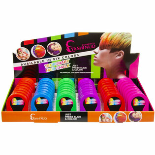 H&Aacute;RL&Iacute;TI&ETH; KR&Iacute;T - TEMPORARY HAIR CHALK - BLANDA&ETH;IR LITIR (48 stk.)