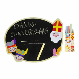 Sinterklaas kr&iacute;tartafla me&eth; kr&iacute;tum (24 stk.)
