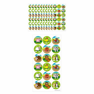 FUN STICKERS - BOERDER&Iacute;S L&Iacute;MMI&ETH;AR - 18 L&Iacute;MMI&ETH;AR &Aacute; &Ouml;RK (10 stk.)