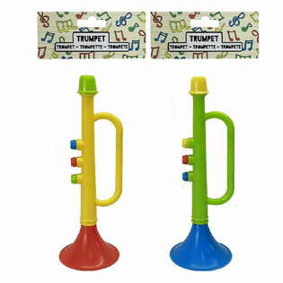 TROMPET - 15 CM H&Aacute;TT - BLANDA&ETH;IR LITIR (12 stk.)