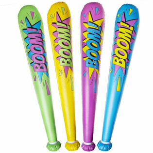 St&oacute;r Uppbl&aacute;sanleg 'Boom!' Kylfa - 85cm - Blanda&eth;ir Litir (12 stk.)
