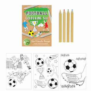 ECO FRIENDLY F&oacute;tbolta Teiknisett (25 stykki)