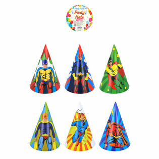 PARTYHATTAR - OFURHETJU BLANDA (120 stykki)