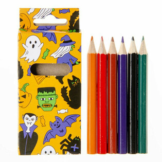6-hluta Halloween litapennasett (24 stykki)