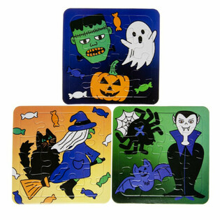 Blanda&eth; Halloween P&uacute;sluspil - 14 x 14 cm (50 stk.)