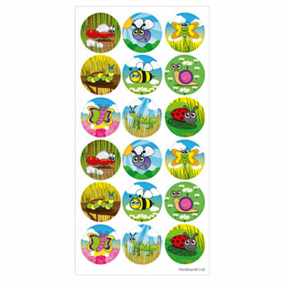FUN STICKERS - SKORD&Yacute;R - 18 L&Iacute;MI&ETH;AR &Aacute; &Ouml;RK (10 stk.)