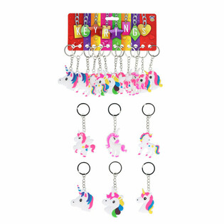 Enhyrnings Lyklakippur - Unicorn (12 stk.)