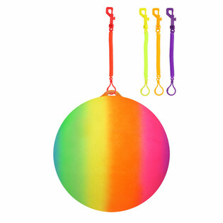 REGNBOGABOLTI ME&ETH; SN&Uacute;RU / BUNGEE BOLTI &Oslash;23 Cm (24 stk.)