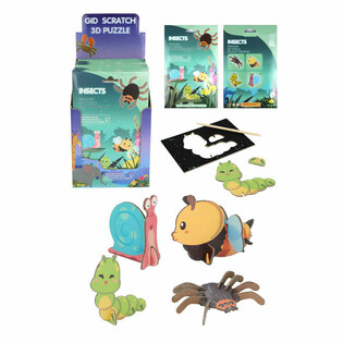 SCRATCH 3D skafp&uacute;sl s&yacute;ningarstandur - Skord&yacute;r (18 stykki)