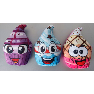 Plush Cupcake - Blanda&eth;ir Litir (24 stk.)