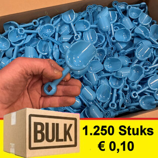 **MEGA &Oacute;D&Yacute;RT** LITLAR SK&Oacute;FLUR FYRIR STR&Ouml;ND / SANDKASSA (1.250 stk.)