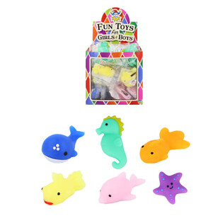 Kr&uacute;ttleg Squishy Sj&aacute;vard&yacute;r &iacute; S&ouml;lukassa (96 stk.)