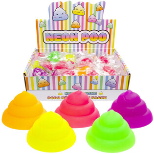 KREISTILEIKFANG NEON K&Uacute;KUR - MIX LITIR - &Iacute; S&Yacute;NINGARKASSA (50 stk.)