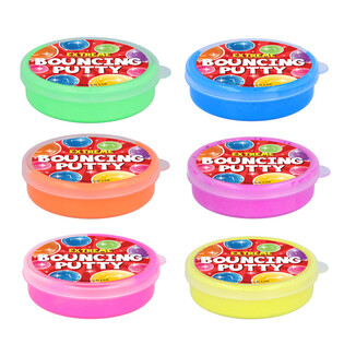 Prettileir Bouncing Putty, 10g - Blandast Litir (6 stk.)