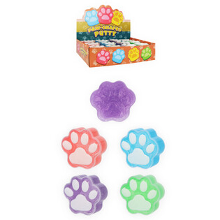 Hundaloppu sl&iacute;m - Paw Shaped Putty (24 stk.)