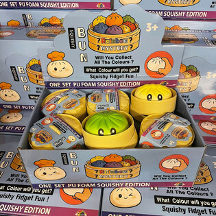 RAGE - Squishy Bun Dumplings ST&Oacute;RIR - ONE SET PU FOAM SQUISHY EDITION (12 stk.)