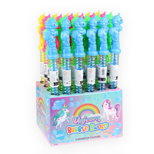 St&oacute;r s&aacute;puk&uacute;lustafur 35 cm - Einf&aelig;ringur / Unicorn &iacute; s&yacute;ningarkassa (24 stk.)