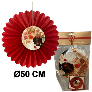 SINTERKLAAS SKRAUTV&AElig;NGUR &Oslash;50 CM - SAMANBRJ&Oacute;TANLEGUR (6 stk.)