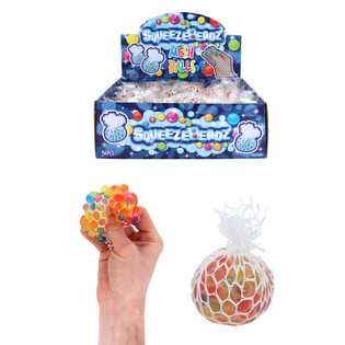 SQUEEZY BEADZ NETBOLTAR &Iacute; S&Yacute;NINGARKASSA (36 stk.)