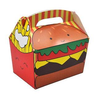 BARNA MATARBOX: HAMBORGARI & FRANSKAR - St&aelig;r&eth; 18.5x12x19 CM - MATARBOX - KIDSBOX (24 stk.)