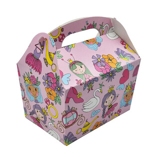 MATARBOX FYRIR B&Ouml;RN: PRINSESSA - St&aelig;r&eth; 18.5x12x19 CM - MATARBOX (24 stk.)
