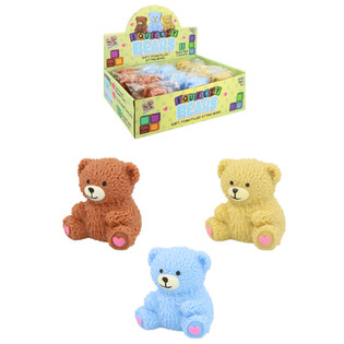 SQUUZY BANGSI SQUISHY - LITIR &Iacute; BL&Ouml;NDU - &Iacute; BOR&ETH;STANDI (12 stk.)
