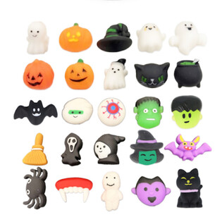 Hrekkjav&ouml;ku Squishy F&iacute;g&uacute;rur &iacute; F&ouml;tu (25 stk.)