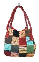 B-FAIR Patchwork Taska L&iacute;til Rau&eth;
