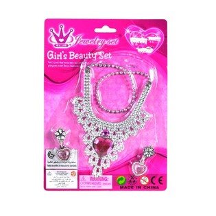 Bling Bling skartgripasett &aacute; spjaldi (12 stk.)