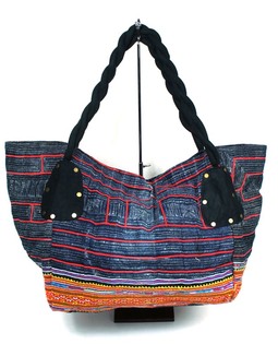 B-Fair Brocade Taska L&iacute;til, Sv&ouml;rt/Denim (1 stk)
