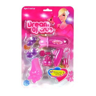 DREAM GIRL HAIR FASHION Hárgreiðsluleikfangasett (6 stk.)